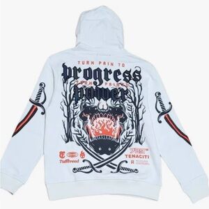 Men's Graphic Hoodie - White